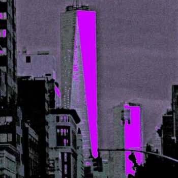 Фотография под названием "Freedom Tower 600g5f" - Ken Lerner, Подлинное произведение искусства, Цифровая фотография