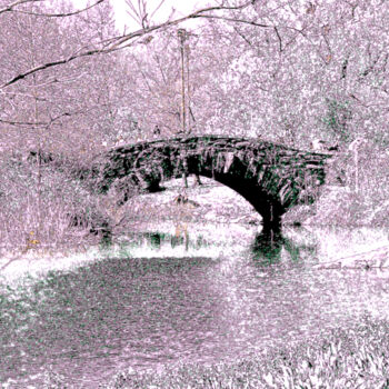 Fotografía titulada "Central Park - Bow…" por Ken Lerner, Obra de arte original, Fotografía digital