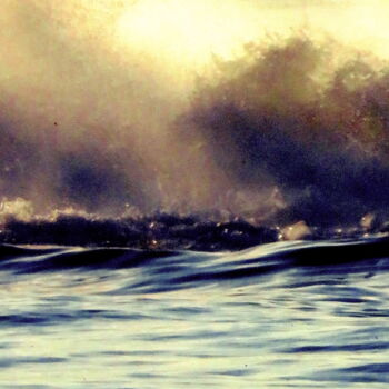 Fotografía titulada "Stormy Sea 1a2" por Ken Lerner, Obra de arte original, Fotografía digital