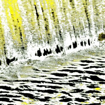 Photography titled "Cascading Water 100…" by Ken Lerner, Original Artwork, Digital Photography