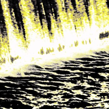 Фотография под названием "Cascading Water 100c" - Ken Lerner, Подлинное произведение искусства, Цифровая фотография