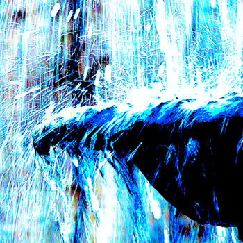 Photography titled "Fountain 140e4" by Ken Lerner, Original Artwork, Digital Photography