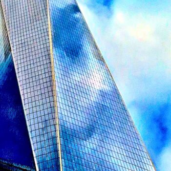 Photographie intitulée "Freedom Tower 620a2…" par Ken Lerner, Œuvre d'art originale, Photographie numérique