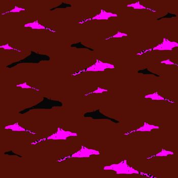 Photographie intitulée "Sharks Crossing 1b1…" par Ken Lerner, Œuvre d'art originale, Photographie manipulée