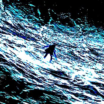 Fotografia intitulada "Surfer Dude 5b" por Ken Lerner, Obras de arte originais, Fotografia digital