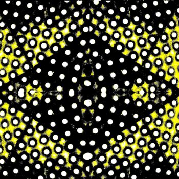 Fotografía titulada "Subway Dots 4x55" por Ken Lerner, Obra de arte original, Fotografía digital