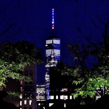 Photographie intitulée "Freedom Tower 23-2b…" par Ken Lerner, Œuvre d'art originale, Photographie numérique