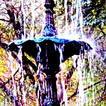 Photography titled "Fountain 22a1" by Ken Lerner, Original Artwork, Digital Photography