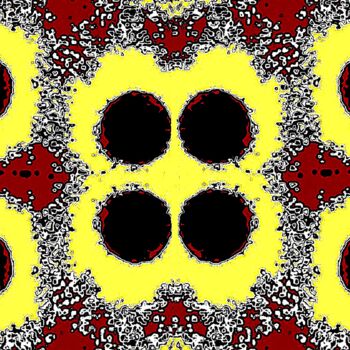 Fotografie mit dem Titel "Subway Dots 4x46c" von Ken Lerner, Original-Kunstwerk, Digitale Fotografie