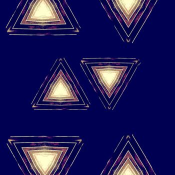 Fotografia intitolato "Triangles 1c8" da Ken Lerner, Opera d'arte originale, Fotografia digitale