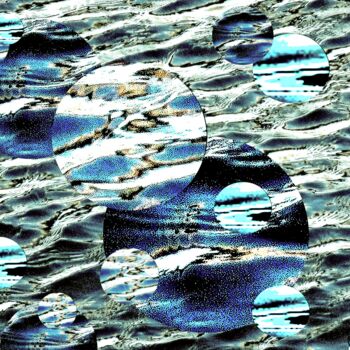 Photography titled "Water 1307 - a4" by Ken Lerner, Original Artwork, Digital Photography