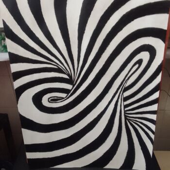 Картина под названием "Espiral" - Kenidy Oliveira, Подлинное произведение искусства, Эмаль