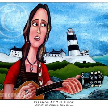 Painting titled "Eleanor At The Hook" by Francis Kennedy, Original Artwork