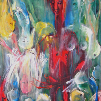 Картина под названием "2007-new-age-2007-6…" - Kenneth Agnello, Подлинное произведение искусства, Масло