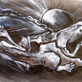 Рисунок под названием "Man and Woman Befor…" - Kenneth Agnello, Подлинное произведение искусства, Другой