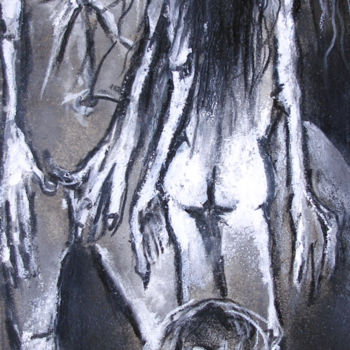 Картина под названием "man-woman-and-seate…" - Kenneth Agnello, Подлинное произведение искусства