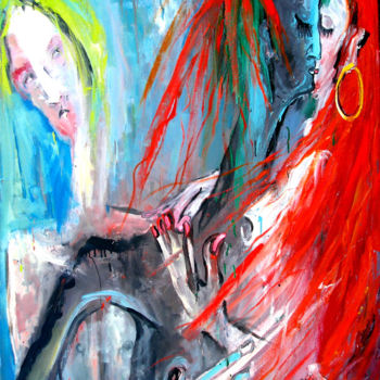 Pintura titulada "Side of Lust" por Kenneth Agnello, Obra de arte original, Oleo
