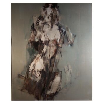 Pittura intitolato "figurestudy" da Kenneth Loynes, Opera d'arte originale, Acrilico