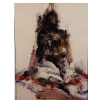 Картина под названием "Buddha" - Kenneth Loynes, Подлинное произведение искусства, Акрил Установлен на картон