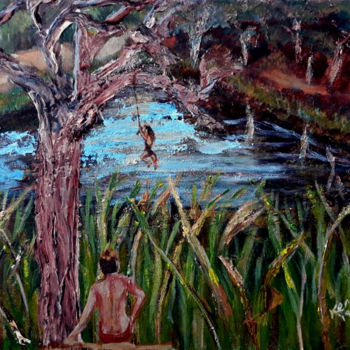 绘画 标题为“Kororoit-creek-fun.…” 由Kenneth Mckean, 原创艺术品