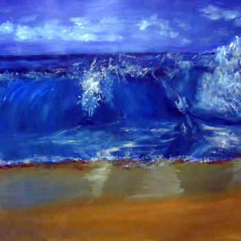 Peinture intitulée "Melbourne Beach" par Kenneth Mckean, Œuvre d'art originale, Acrylique