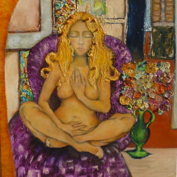 Painting titled "Intimitée.jpg" by Kenra, Original Artwork, Oil