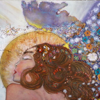 Malerei mit dem Titel "Angele.jpg" von Kenra, Original-Kunstwerk, Öl