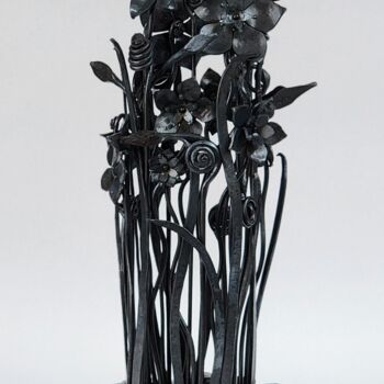Escultura titulada "Echus Palus" por Kent Knapp, Obra de arte original, Metales