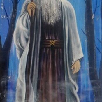 Peinture intitulée "Merlin" par Carolina Kergall, Œuvre d'art originale