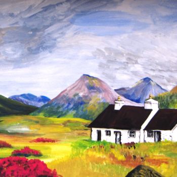Pintura intitulada "Landscape" por Carolina Kergall, Obras de arte originais, Óleo