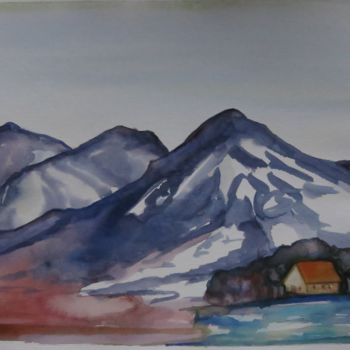 Peinture intitulée "aquarelle-07" par Carolina Kergall, Œuvre d'art originale