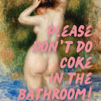 Arts numériques intitulée "Please don't do cok…" par Kerry Pritchard, Œuvre d'art originale, Peinture numérique