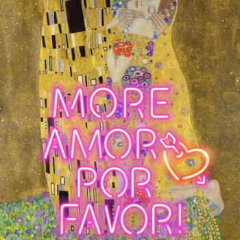 Digitale Kunst getiteld "More Amor Por Favor…" door Kerry Pritchard, Origineel Kunstwerk, Digitaal Schilderwerk