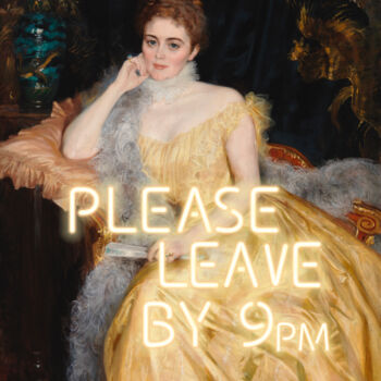 Arts numériques intitulée "Please leave by nine" par Kerry Pritchard, Œuvre d'art originale, Peinture numérique