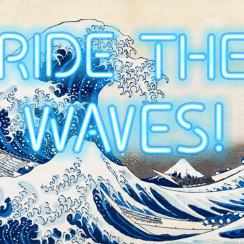 "The Great Wave Off…" başlıklı Dijital Sanat Kerry Pritchard tarafından, Orijinal sanat, Dijital Resim