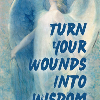 Arts numériques intitulée "Turn your wounds in…" par Kerry Pritchard, Œuvre d'art originale, Peinture numérique