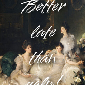 Arte digital titulada "Better late than ug…" por Kerry Pritchard, Obra de arte original, Pintura Digital