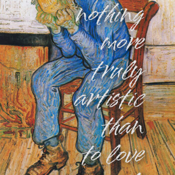 Digitale Kunst getiteld "Love people - Vince…" door Kerry Pritchard, Origineel Kunstwerk, Digitaal Schilderwerk