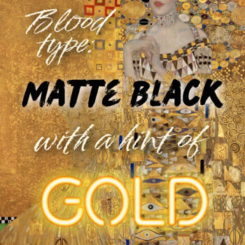 Digital Arts με τίτλο "Blood type Matte Bl…" από Kerry Pritchard, Αυθεντικά έργα τέχνης, Ψηφιακή ζωγραφική