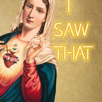 Arte digitale intitolato "I Saw That - Mary M…" da Kerry Pritchard, Opera d'arte originale, Pittura digitale