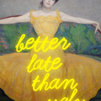 数字艺术 标题为“Better late than ug…” 由Kerry Pritchard, 原创艺术品, 数字油画