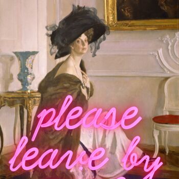 "Please leave by nin…" başlıklı Dijital Sanat Kerry Pritchard tarafından, Orijinal sanat, Dijital Resim