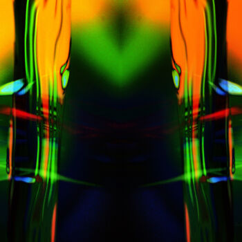 Digital Arts titled "Wasserfarbe" by Kerstin Berthold, Original Artwork, Digital Collage
