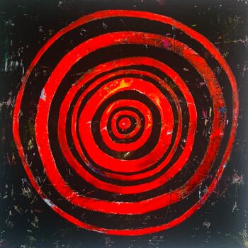 제목이 "Spin Around IV"인 미술작품 Kerstin Sagebiel로, 원작, 수지 나무 들것 프레임에 장착됨