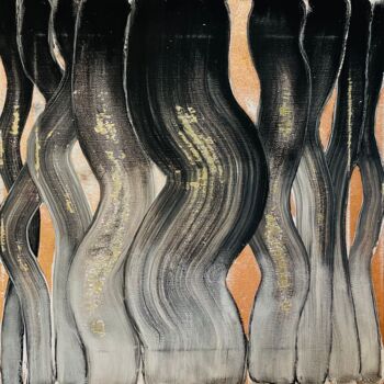 Peinture intitulée "Porous 04" par Kerstin Sagebiel, Œuvre d'art originale, Acrylique Monté sur Châssis en bois