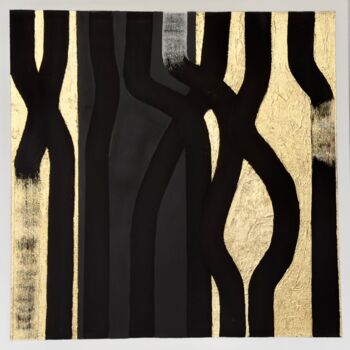 제목이 "Differnent Ways"인 미술작품 Kerstin Sagebiel로, 원작, 아크릴 나무 들것 프레임에 장착됨