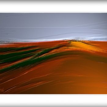 Arts numériques intitulée "Dune" par L Kerval, Œuvre d'art originale, Peinture numérique