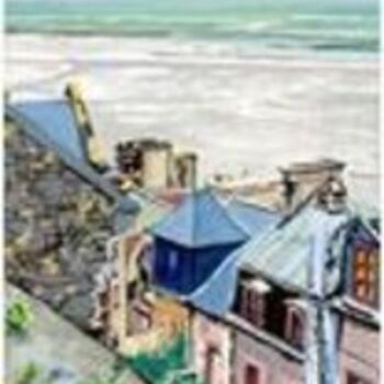 Peinture intitulée "Mont Saint Michel" par Kerveillant, Œuvre d'art originale