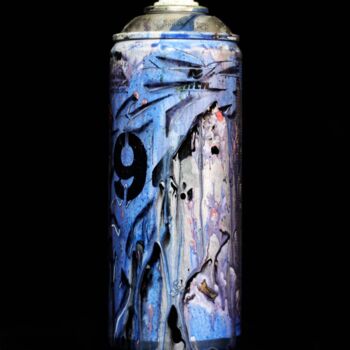 Sculpture titled "94 mtn" by Kesa Graffiti, Original Artwork, Acrylic