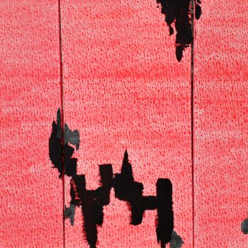 Pintura titulada "triptyque "Red Ligh…" por Mickael Bereriche (KESMO), Obra de arte original, Acrílico